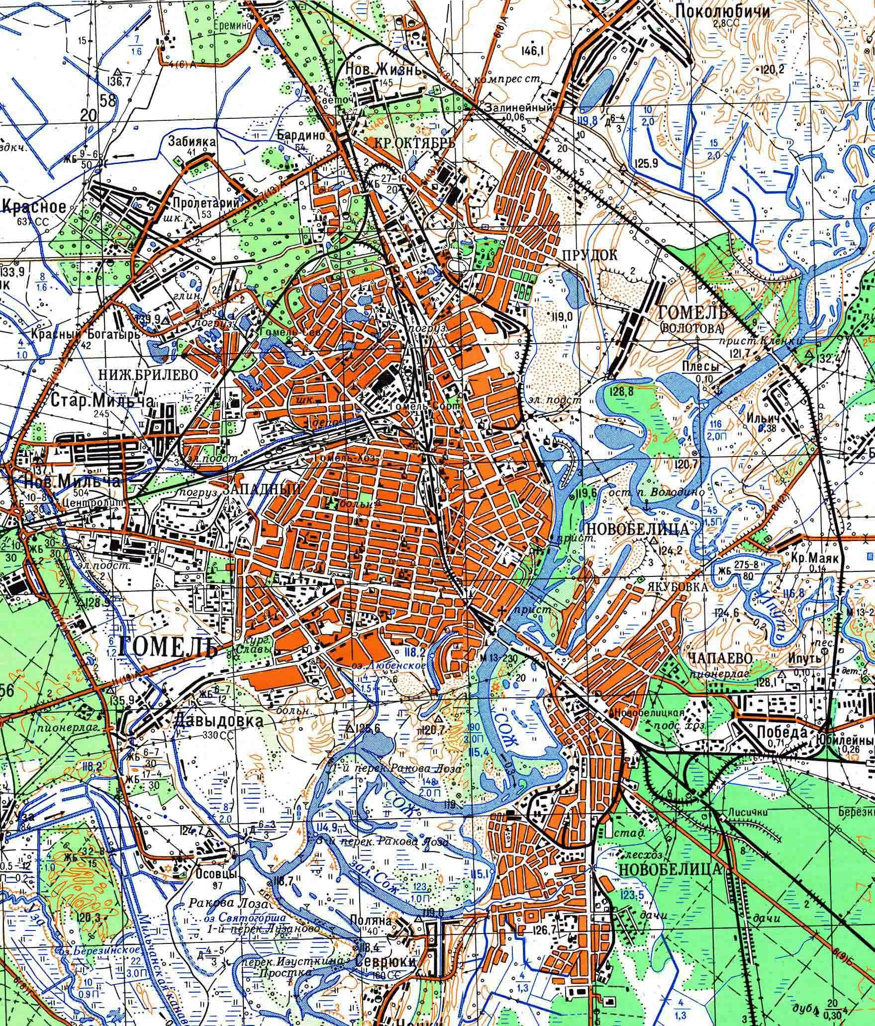 Какие районы гомеля. Районы города Гомеля на карте. Карта Гомеля с улицами. Гомель районы города. Город Гомель на карте.