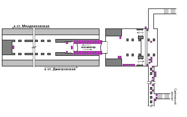 Выход метро савеловская